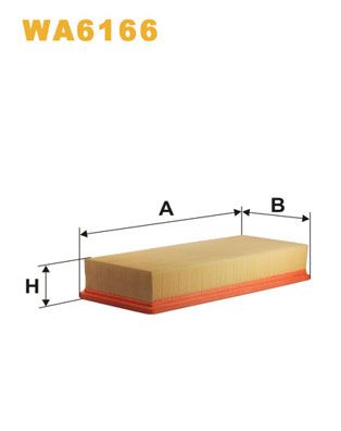 WIX FILTERS oro filtras WA6166